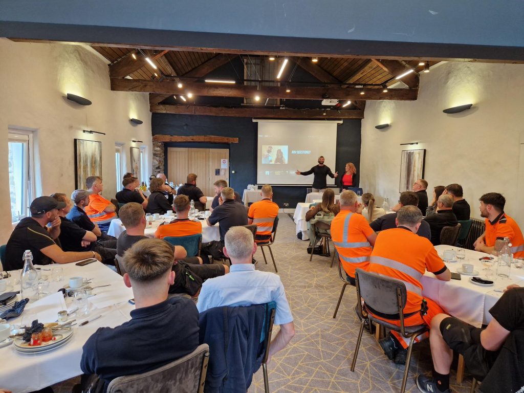 Team gathered to review the year so far and look ahead to 2024