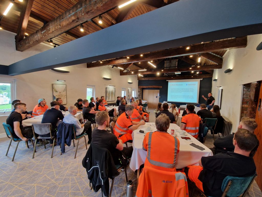 Team gathered to review the year so far and look ahead to 2024
